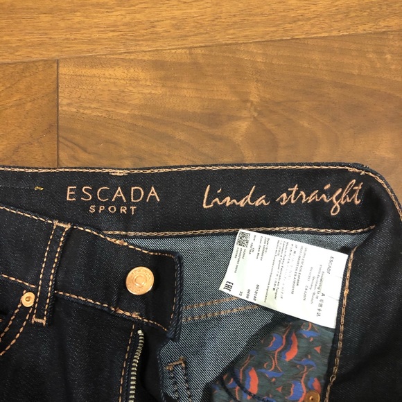 BNWT Escada Sport Linda Straightleg sz 32 - Picture 5 of 8